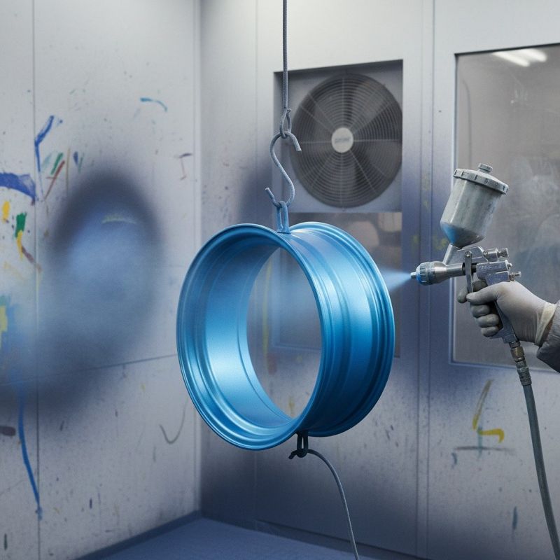 Electrostatic Metal Painting