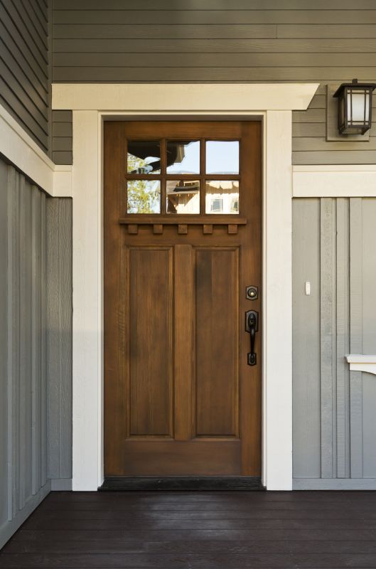 Exterior Door Staining