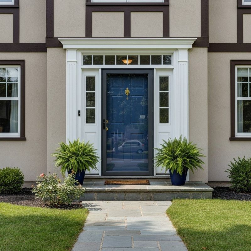 Front Door Painting detail