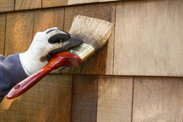 Cedar Siding Staining in Acworth