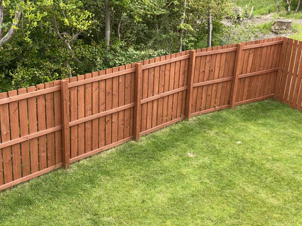 Cedar Fence Painting in Acworth