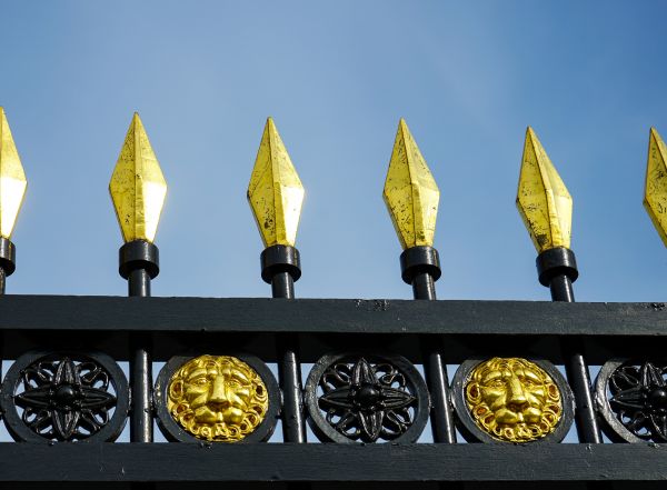 Wrought Iron Fence Painting in Acworth