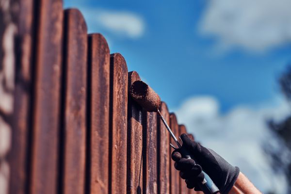 Residential Fence Painting in Acworth